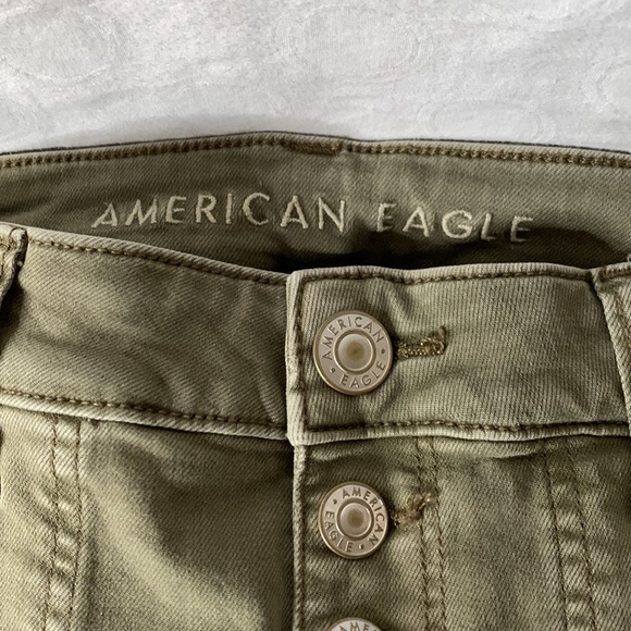 American Eagle Button Fly Jeans Size 8 regular - Picture 2 of 9
